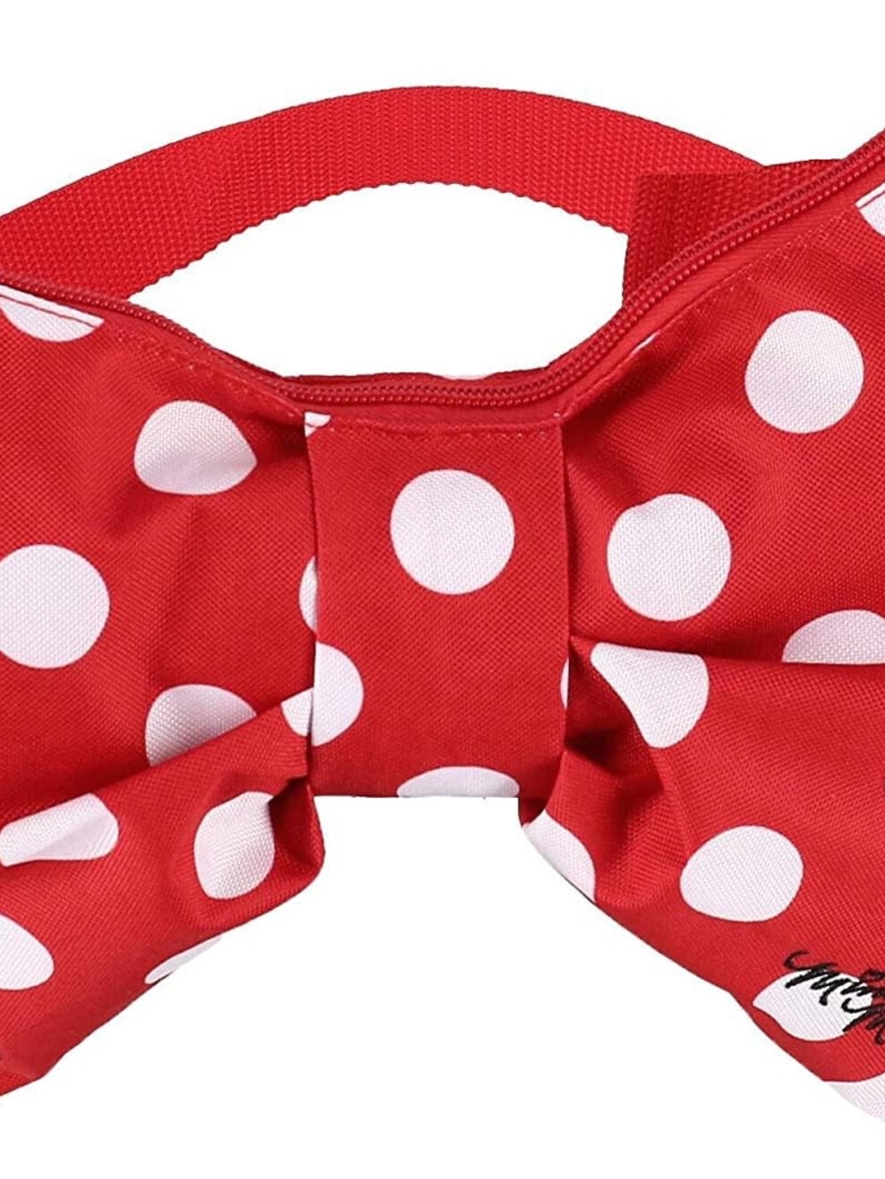 Disney Minnie Mouse red with white polka dot bow crossbody bag - Picture 1 of 4